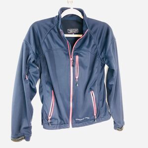Martha's Vineyard Vines Zip Up Navy Blue Jacket Womens Size XS